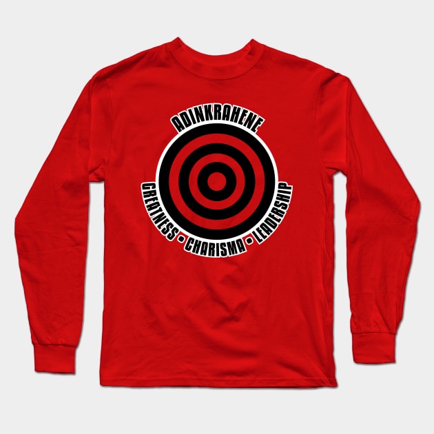 Adinkrahene | Adinkra Symbol | African | African American | Black Lives Long Sleeve T-Shirt by UrbanLifeApparel